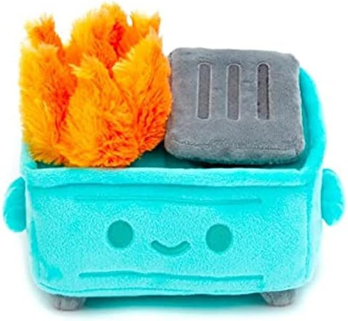 Dumpster fire plush figure - fire,